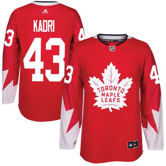 2017 NHL Toronto Maple Leafs Men #43 Nazem Kadri red jersey->toronto maple leafs->NHL Jersey